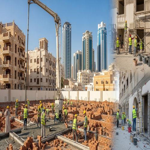 مقاول بناء وترميم مباني بجدة